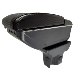 DESCANSABRAZOS-REPOSABRAZOS PARA TOYOTA AVANZA 2018-2023 CON 7 PUERTOS USB APARIENCIA FIBRA DE CARBONO (FC)