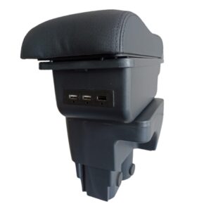 DESCANSABRAZOS-REPOSABRAZOS PARA CHEVROLET AVEO 2018-2023 CON 3 PUERTOS USB Y LUZ LED ONDULADO (G)