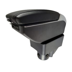 DESCANSABRAZOS-REPOSABRAZOS PARA FORD FIESTA 2018-2022 CON 7 PUERTOS USB Y LUZ LED (AA)