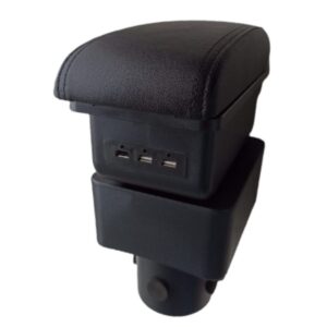 DESCANSABRAZOS-REPOSABRAZOS PARA FORD FIESTA 2018-2022 CON 3 PUERTOS USB Y LUZ LED (D)