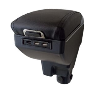 DESCANSABRAZOS-REPOSABRAZOS PARA NISSAN MARCH 2011-2024 CON 7 PUERTOS USB Y LUZ LED (AA)